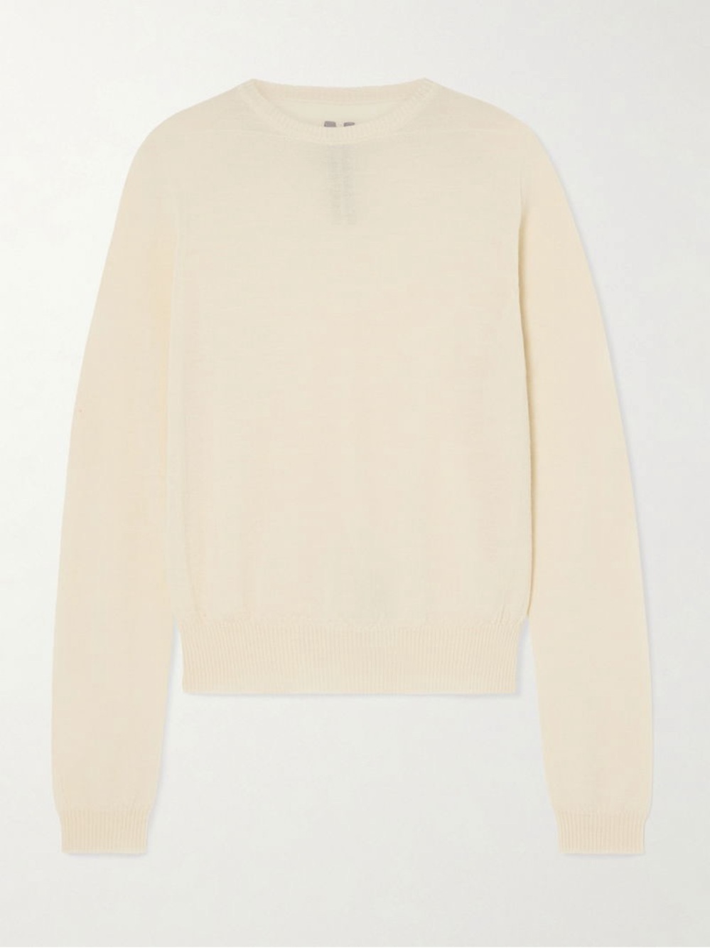 Rick Owens FOGACHINE SS22, cropped semi sheer sweater